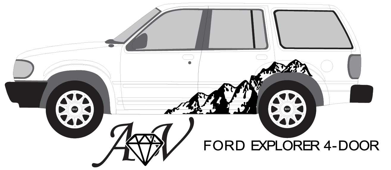 Mountain Range over Wheel. XL