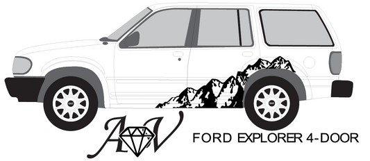 Mountain Range over Wheel. XL