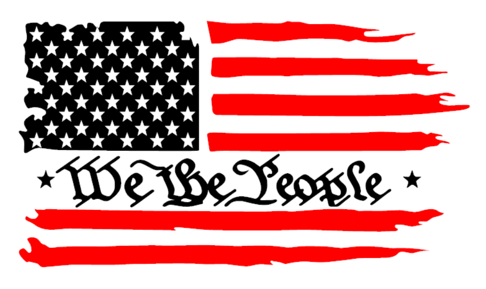 We the people Flag (2color)