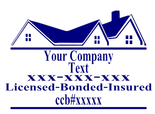 16"- 24" Company housing Decals