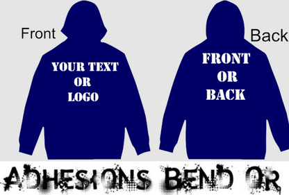 Graphic Hoodie Large Print